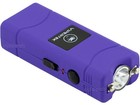 Vipertek Stun Gun Micro Mini Purple Vts-881 390 Bv Rechargeable Led Flashlight
