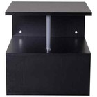 20  Modern End Table  Accent Side Table  S Shaped Coffee Table With Storage Shel