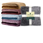 Soft Light Weight Microfiber Fleece Warm Throw Blanket For Couch Sofa Bed Chair