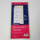 Adams Money Rent Receipt Book 2-part Carbonless  200 Sets Per Book  5 Pack 