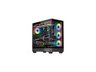 Diypc Idx6-atx-argb Black Dual Usb3 0   Type C Tempered Glass Atx Gaming Compute