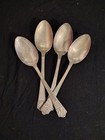 Antique Set Of 4 1935 Lady Esther Silver Plated Tea Spoons Silerweare