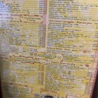 Large Vintage Da Meo Patacca Rome Italy Restaurant Menu Poster Framed 1960 s