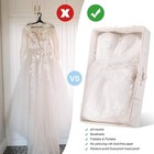 Wedding Dress Storage Preservation Box With 20 Sheets Of Acid Free Tissue Paper