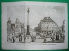 1831 Rare Nice Original Map Poland Warsaw Warszawa - City View