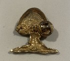 Vintage Allman Brothers Band Mushroom Pin Brooch Heavy Diecast Metal Rare 70s