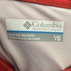 Columbia Pfg Rashguard Hoodie Youth Small Red Black Ombre Omni-wick Hooded Shirt