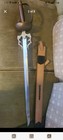 18th Century Reproduction Sword Militaria Decorative Guard Leather Scabbard