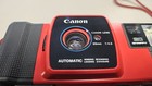 Retro Red Canon Snappy 20 Film Camera 35mm F3 5 Lens Tested Working Vintage 1982