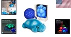 Twilight Turtle Blue Night Light Star Projector 3 Colors 8 Constellations