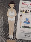 Lot Of 3 Vintage Betsy Mccall  From The 50s Collector s Ed  Wooden Paper Dolls