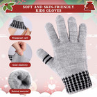 Kids Winter Gloves For Boys Girls - 4 Pairs Kids Boys Winter Gloves  Kids Mitten
