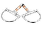 D Ring Snaffle Bit Horse Riding With Copper Roller Stainless Steel Top Quality