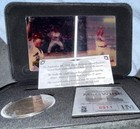 Mark Mcgwire 62 Home Run Coin medallion Set Coa Case Photo Card 1998 Stl