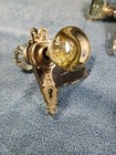 Lot Of 2 Sets Antique Hardware Door Knobs Locks Plates Glass Knobs Yale Mortise