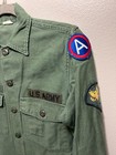 Vintage Us Army Sateen Cotton Og-107 Utility Fatigue Shirt
