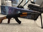 Lct Rpk Electric Airsoft Rifle Wood Stock W  Drum Mag  Orange Tip