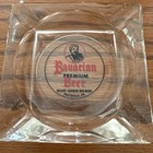 Vintage Glass Ashtray  bavarian Beer  Mt  Carbon Brewery  Pottsville  Pa
