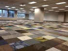 384 Sq Ft Premium Shaw Brand Carpet Tile Square Earth Tones Brown Assorted New
