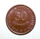 S7 - Portugal - Portuguese India 30 Centavos 1958 Au   Unc  Coin - Tiny Towers