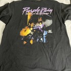 Prince And The Revolution Purple Rain Black T-shirt Unisex Xl Pre-owned