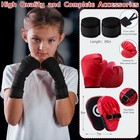 7 Pcs Kids Punching Bag Set Include Boxing Gloves  Inflatable Punching Bag  
