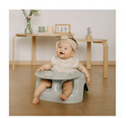 Bumbo Floor Seat Lite   Tray Combo For Infant Feeding And Play  Plastic  Grey