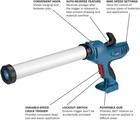 Bosch - Gcg18v-20n - 18v 20 Oz  Caulk And Adhesive Gun - Bare Tool - Brand New 