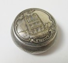 Antique French Souvenir Compact Notre Dame Paris