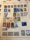 Worldwide Stamps Hinged On Album Pages Lot 305