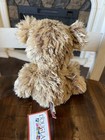 Douglas Plush 9  Brown Sitting Beany Bear Plush Stuffed Animal Nwt