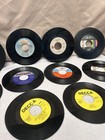 Lot Of 10 Random 45 Rpm Vintage 7    Vinyl Records Jukebox No Sleeves