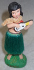 Vintage K n  Japan Chalk Ware Dancing Hula Girl Nodder Bobble Aloha 7  Read