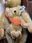 Vintage 1981 Steiff Mama W baby Bear - 101st Anniversary - Limited Edition