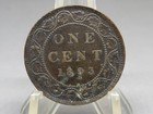 1893 Canadian Large One Cent Coin Canada