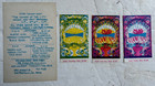 1968 Lee Conklin Psychedelic Canned Heat Fillmore Postcard   Ticket Set Bg 139