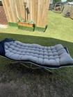 Folding Camping Cot Portable Military Outdoor Cots Hiking Sleeping Bed W bag mat