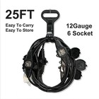 3-way Extension Cord Splitter Adapter Evenly Spaced Etl Certified