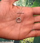 Single Sided Diamond 925 Sterling Silver Lock Clasp carabiner Lock Clasp Jewelry