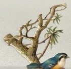 Bird On Branch Victorian Die Cut Scrap - L8