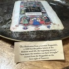 Leona Fein Serving Plate Judaica Collectible Signed German Haggadah C 1430 Round