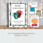 Merry Christmas Gift Card Book - Surprises On Every Page Diy Spiral-bound New