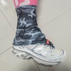 Black Camo Trail Gaiter For Running Shoes Lightweight And Good Breathable