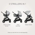 New Graco Premier Modes Lux 3-in-1 Stroller  Grey   Black 2157286  Stroller Only