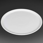White Porcelain Pizza Plate 12  - 1 Case Of 6 Plates