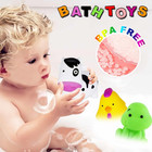 Bathtub Toys For Toddlers 1-3 - Mold Free No Hole Baby Kids Infant Bath Toys 6-1