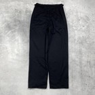 Vintage 50s British Moss Bros Ltd High-waisted Wool Trousers Black Size W32 L32