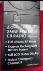 Cobra Hh40 2 Way Portable Handheld Cb 40 Channel Radio   Untested