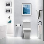 Matte Black 10-piece Complete Bathroom Accessory Set Towel Bar   Hardware Kit