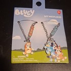 Bluey Bff Set Of 2 Charm Pendant Cable Chain Necklaces  Unisex Kids